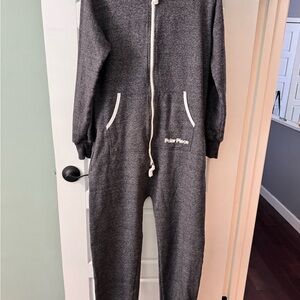 Gray Polar Piece Jumpsuit